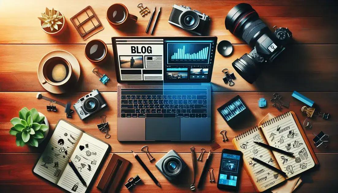 Criação de Conteúdo Digital: Blogs e Vídeos