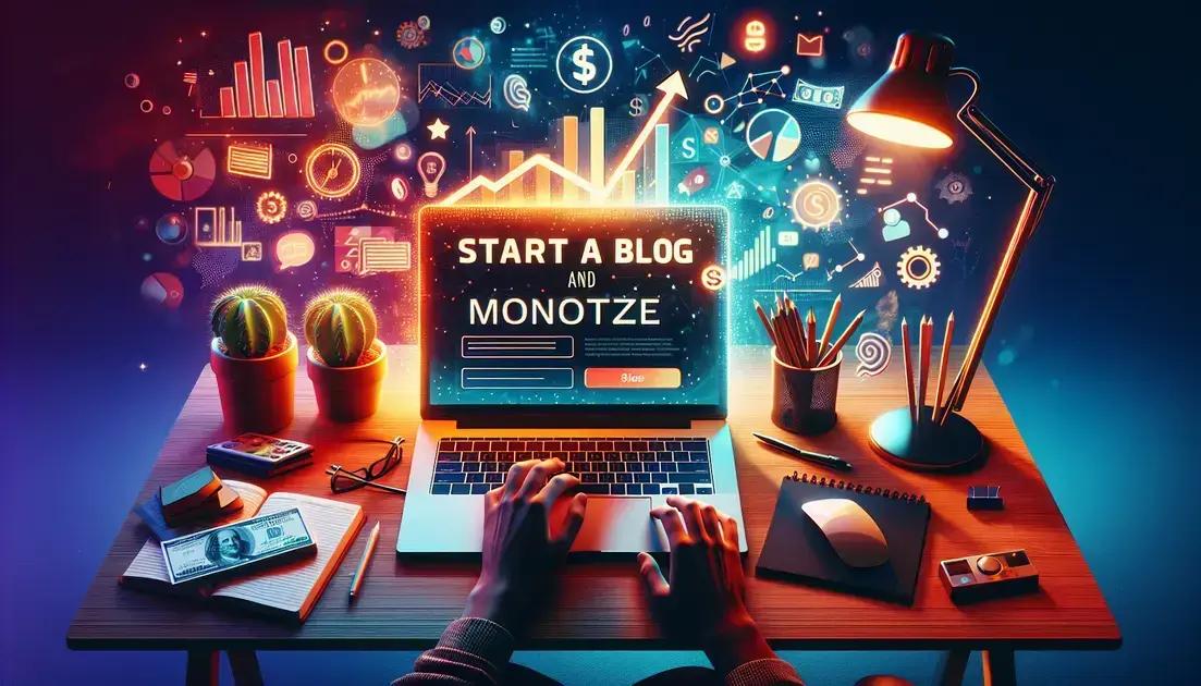 Crie um blog e monetize