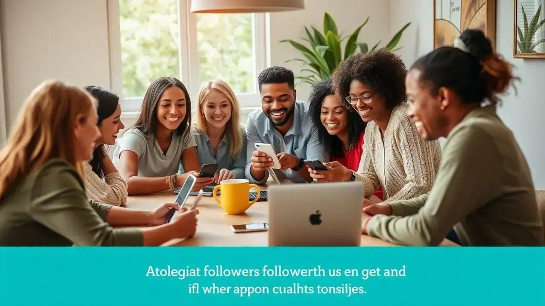 a importância da comunidade e do relacionamento com seguidores