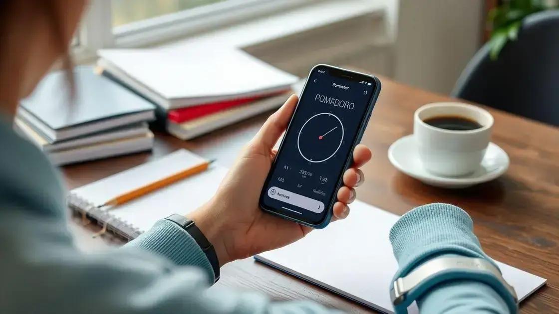 aplicativos pomodoro para produtividade eficiente: como escolher o melhor
